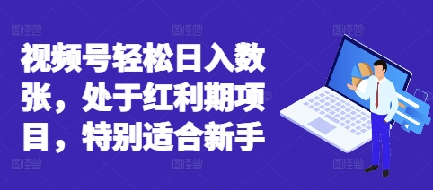 视频号轻松日入数张，处于红利期项目，特别适合新手-vip网创吧