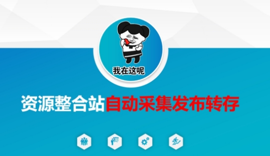 资源整合站自动采集发布转存,解放双手-vip网创吧